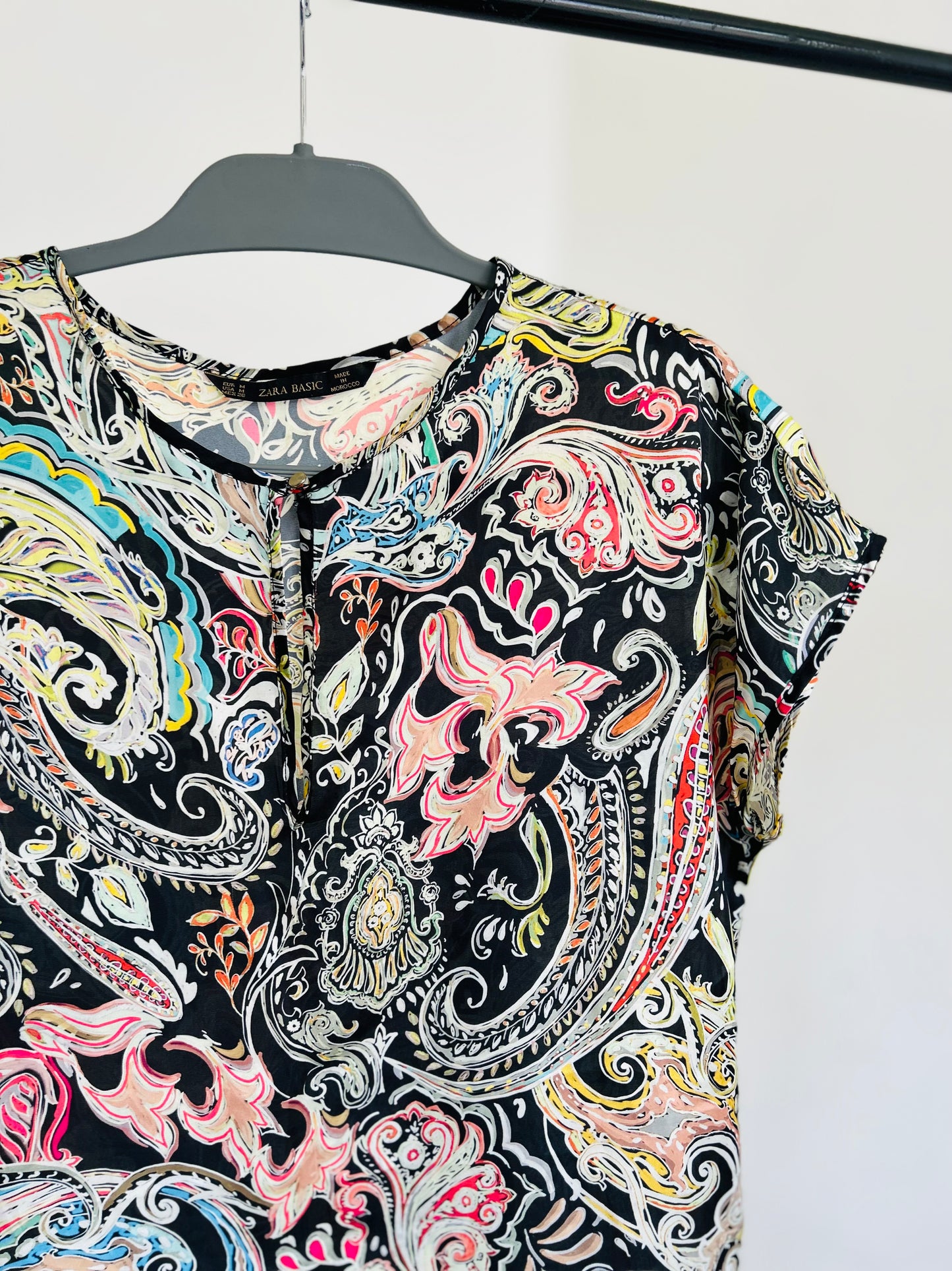 Vestido satinado ZARA TM