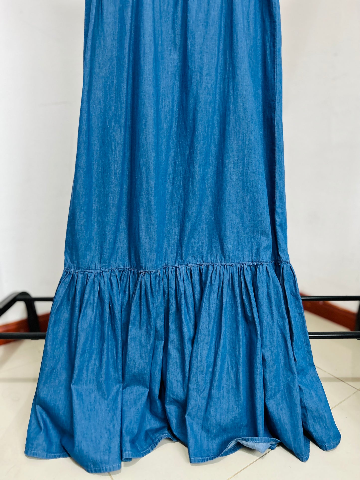 Vestido largo jean PRIMARK TS/M