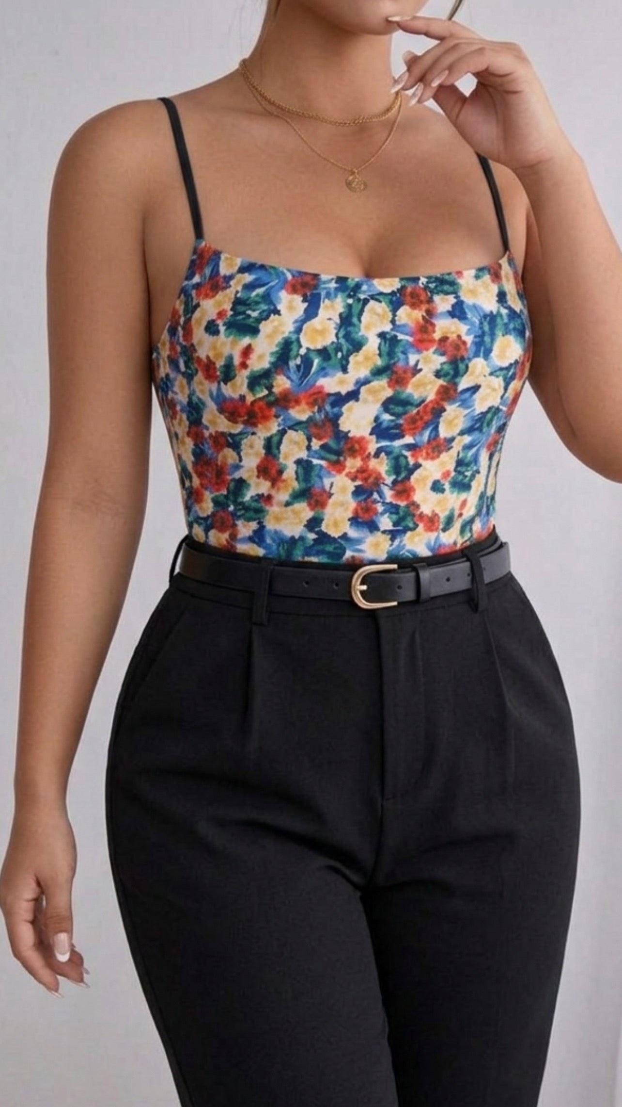 Body estampado floral TL