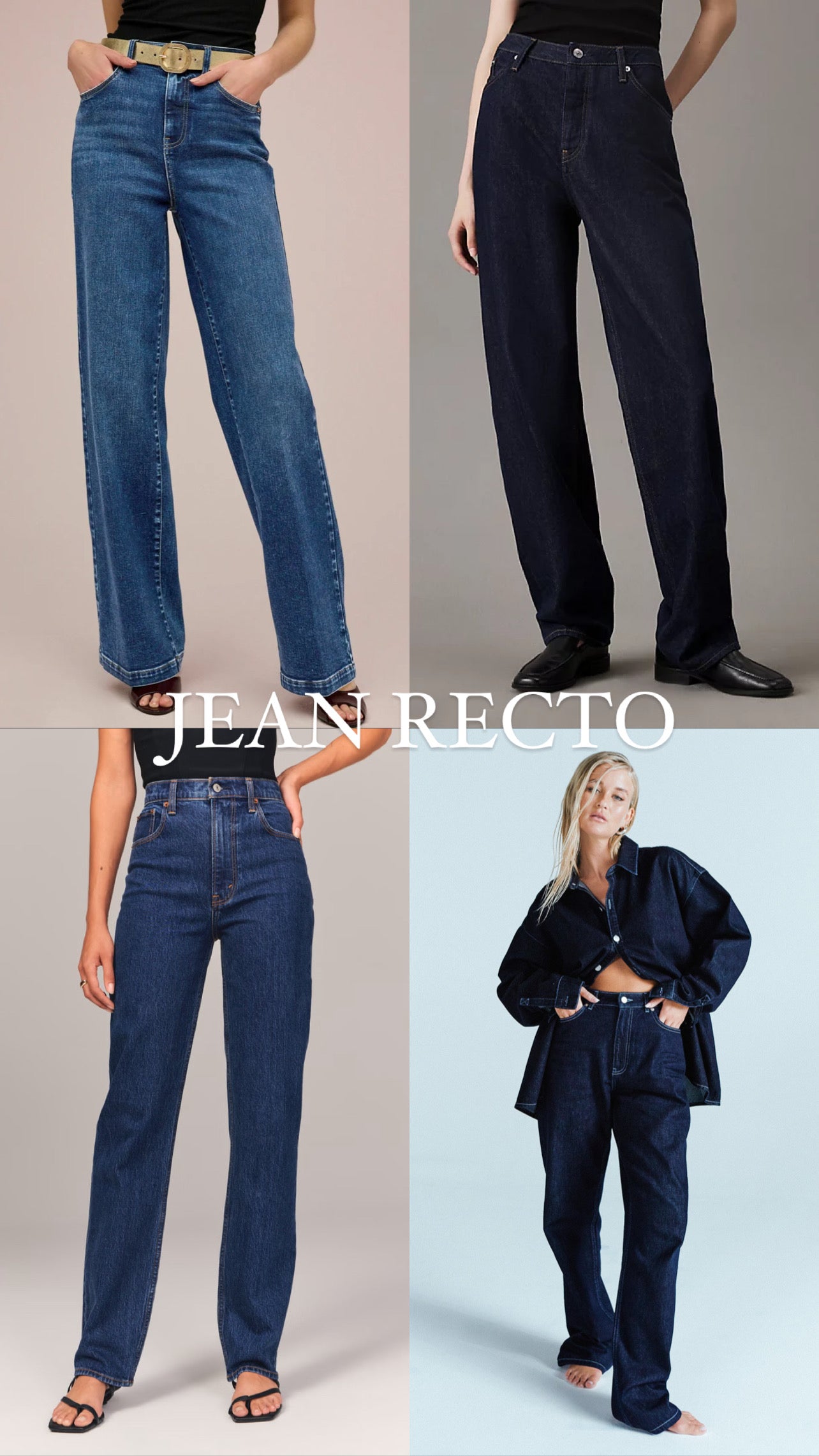 Jean recto azul oscuro Vero Moda xs (T32/34)