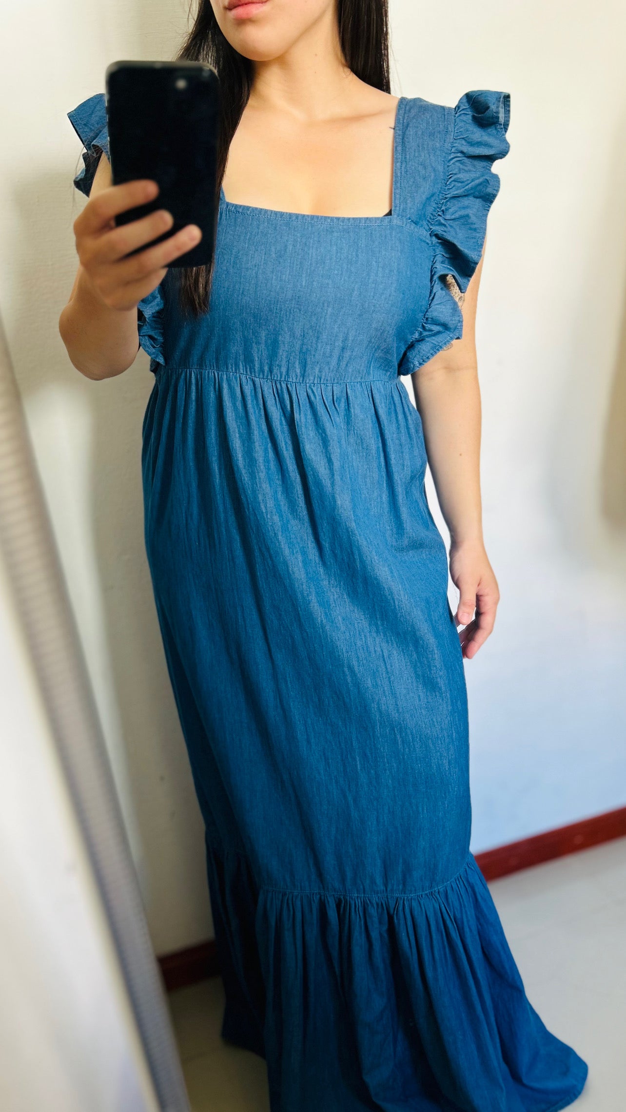 Vestido largo jean PRIMARK TS/M