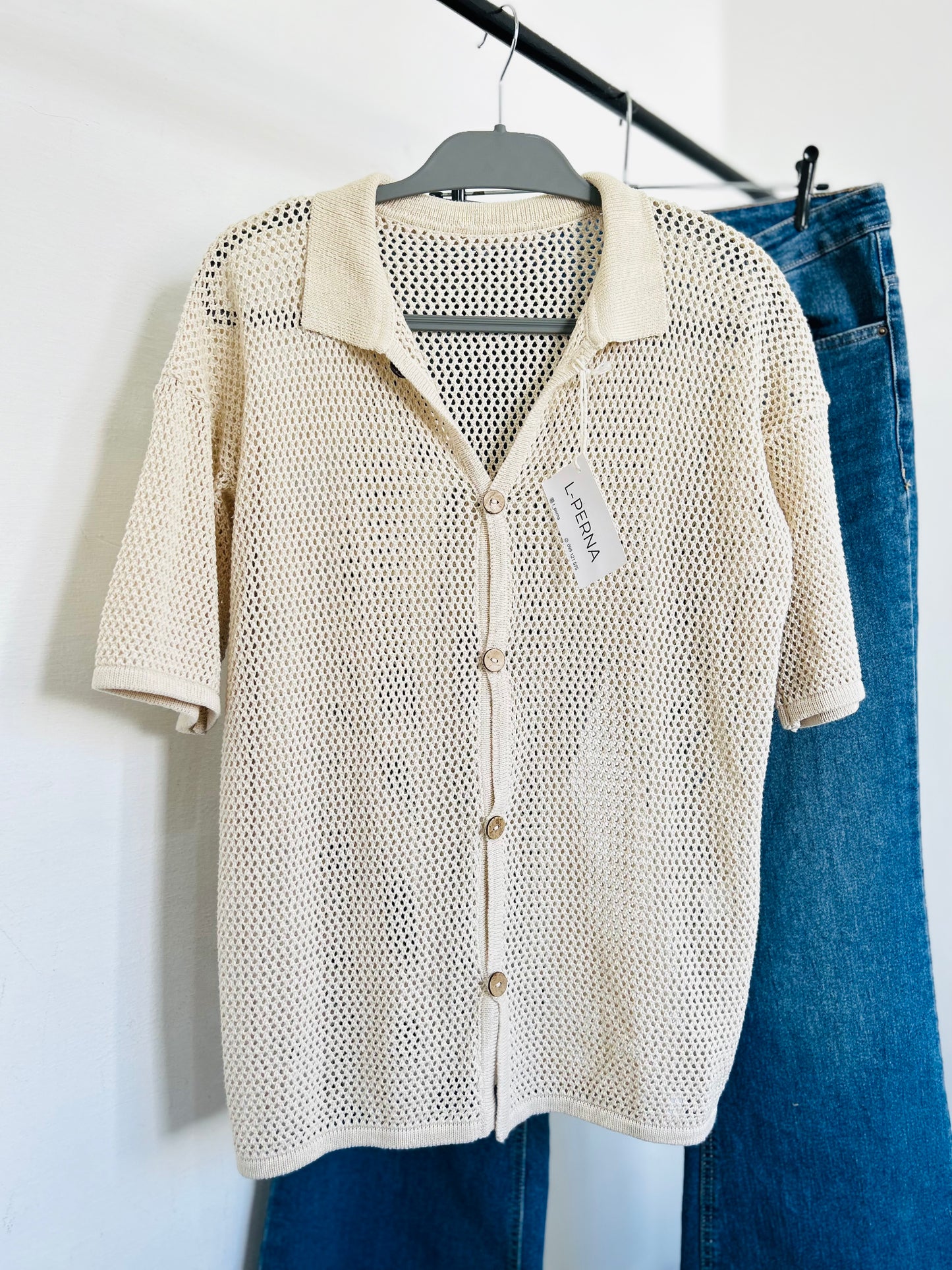 Camisa calada L-PERNA talla única con etiqueta