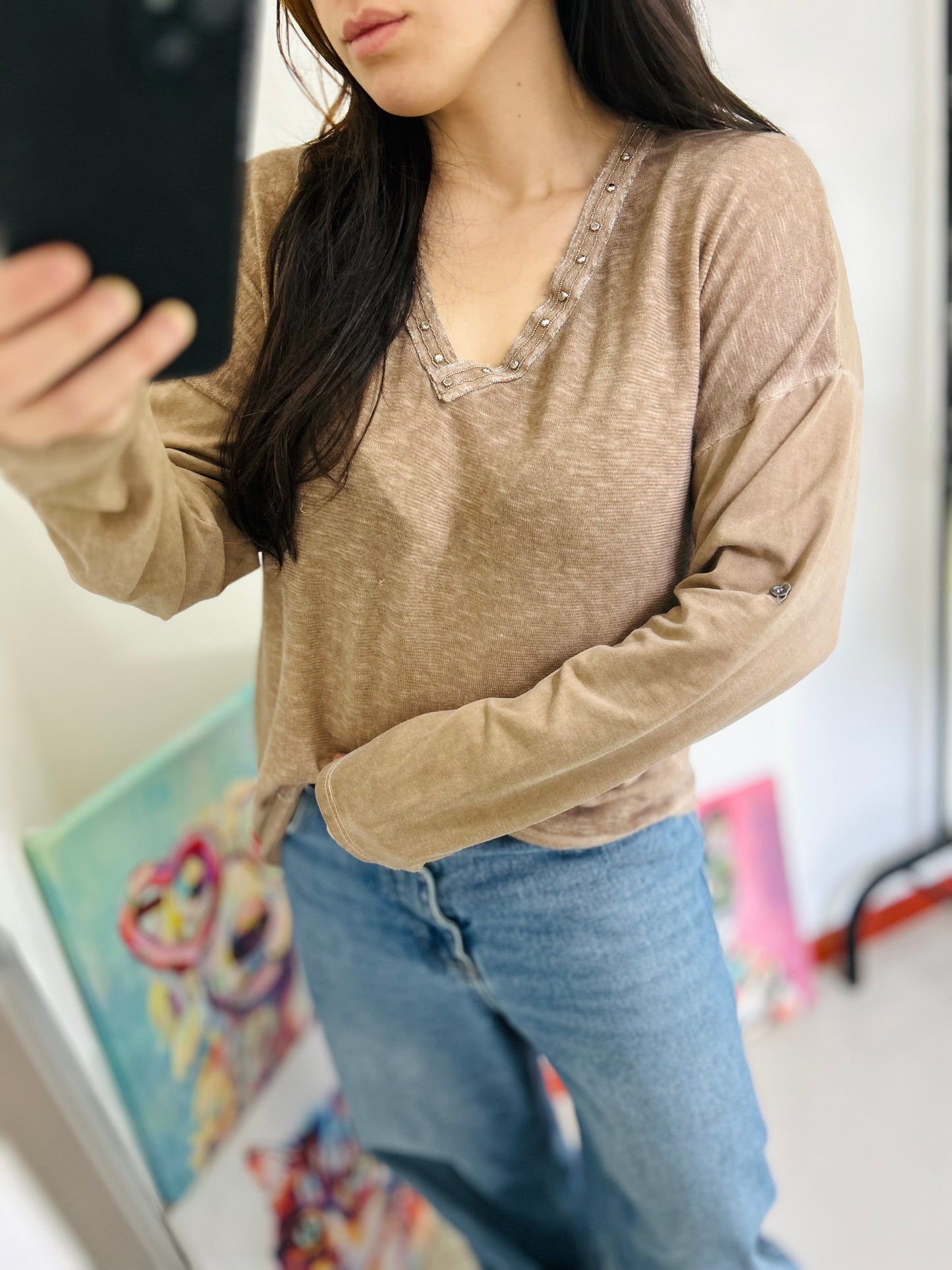 Blusa manga larga NEW COLLECTION ITALY TL