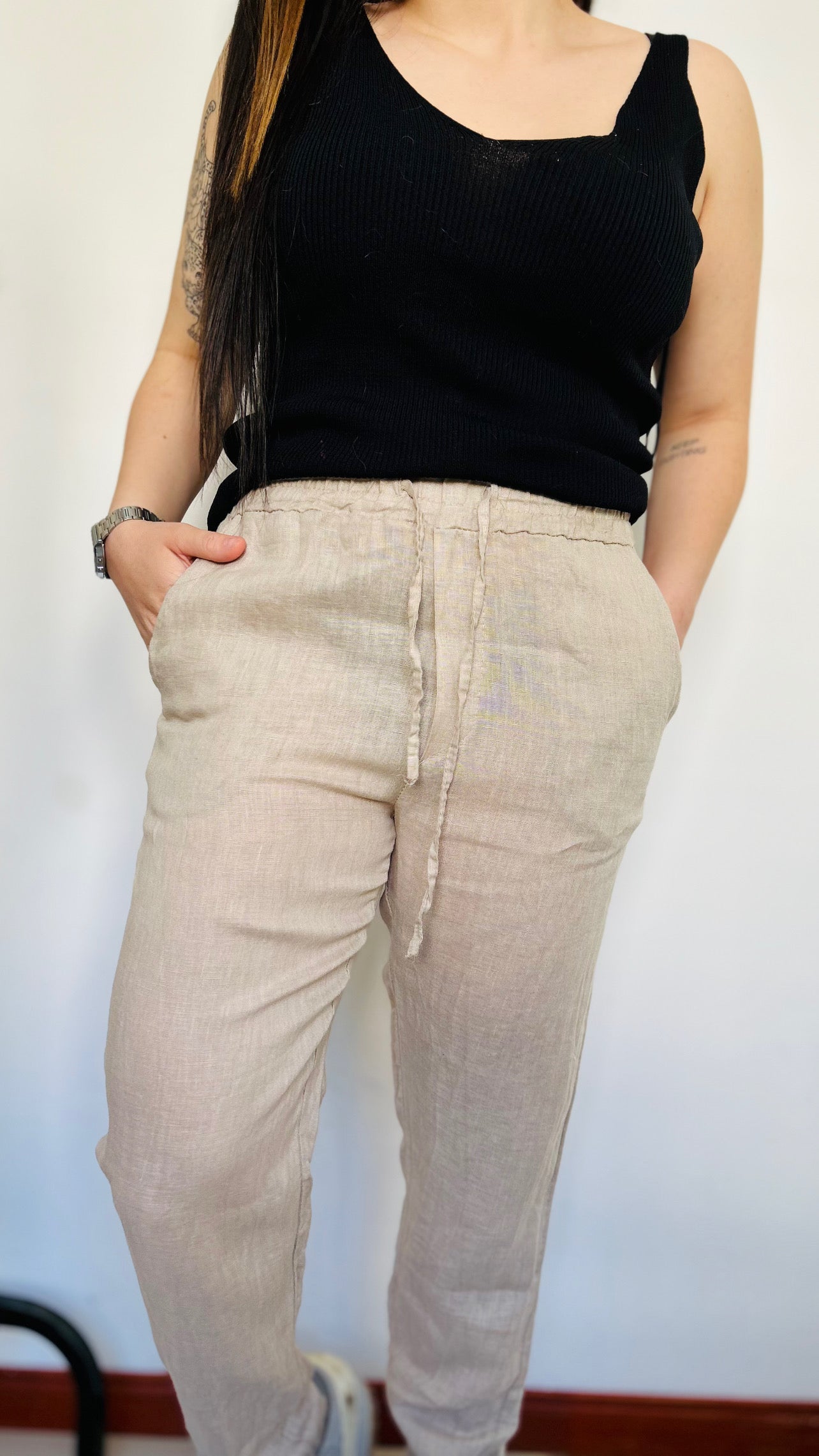Pantalón 100% Lino MANOS DEL URUGUAY T36/38