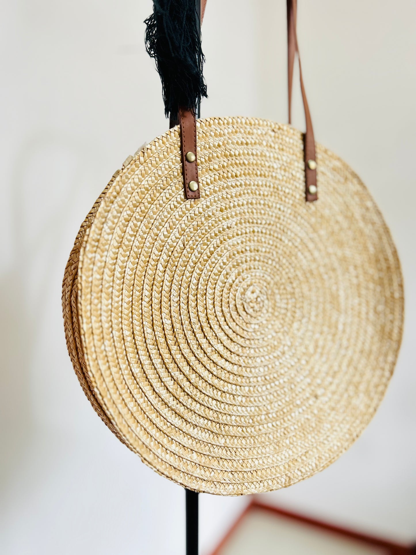 Cartera en rafia / nueva