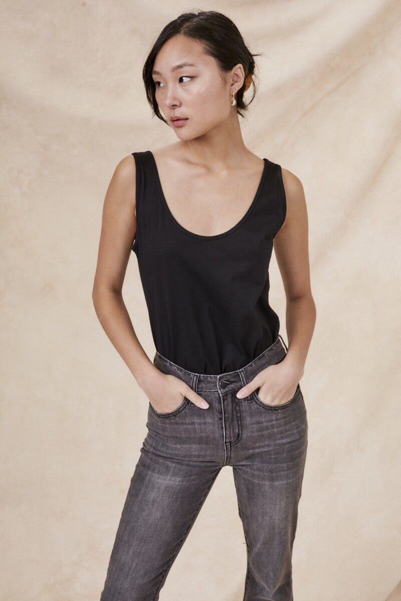 Musculosa Lemon 100% algodón peinado TM