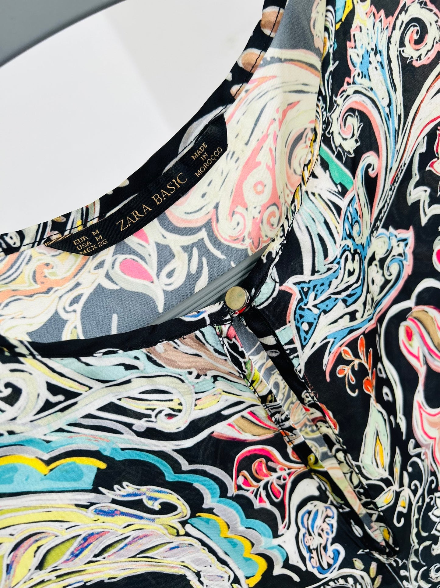 Vestido satinado ZARA TM