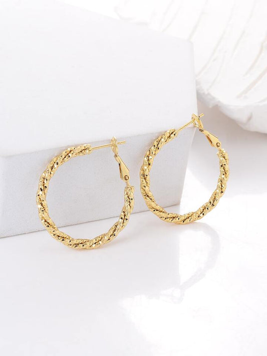 Aros SHEIN dorados New