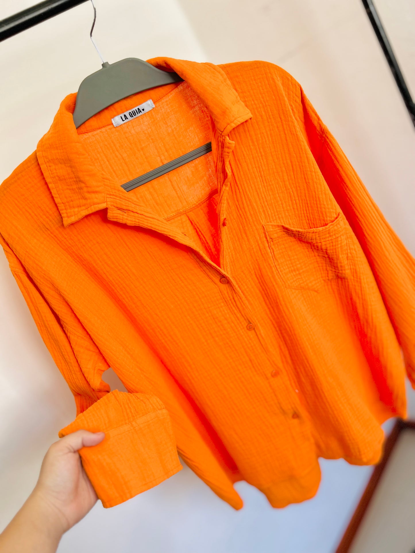 Camisa LA QUIA con rayón TM