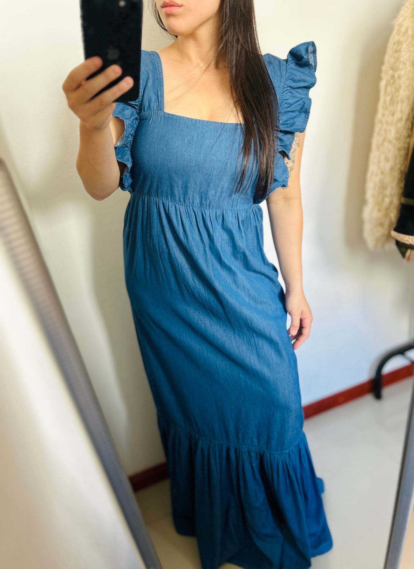 Vestido largo jean PRIMARK TS/M