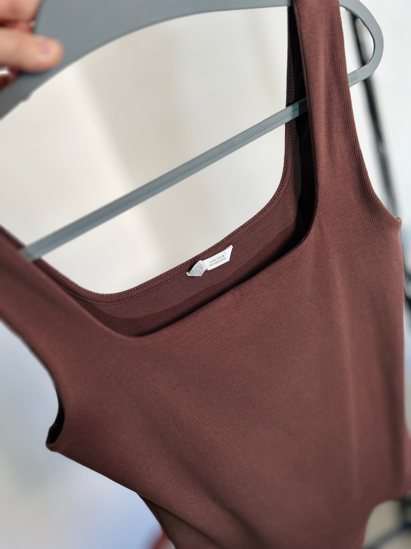 Musculosa rib Zara TL