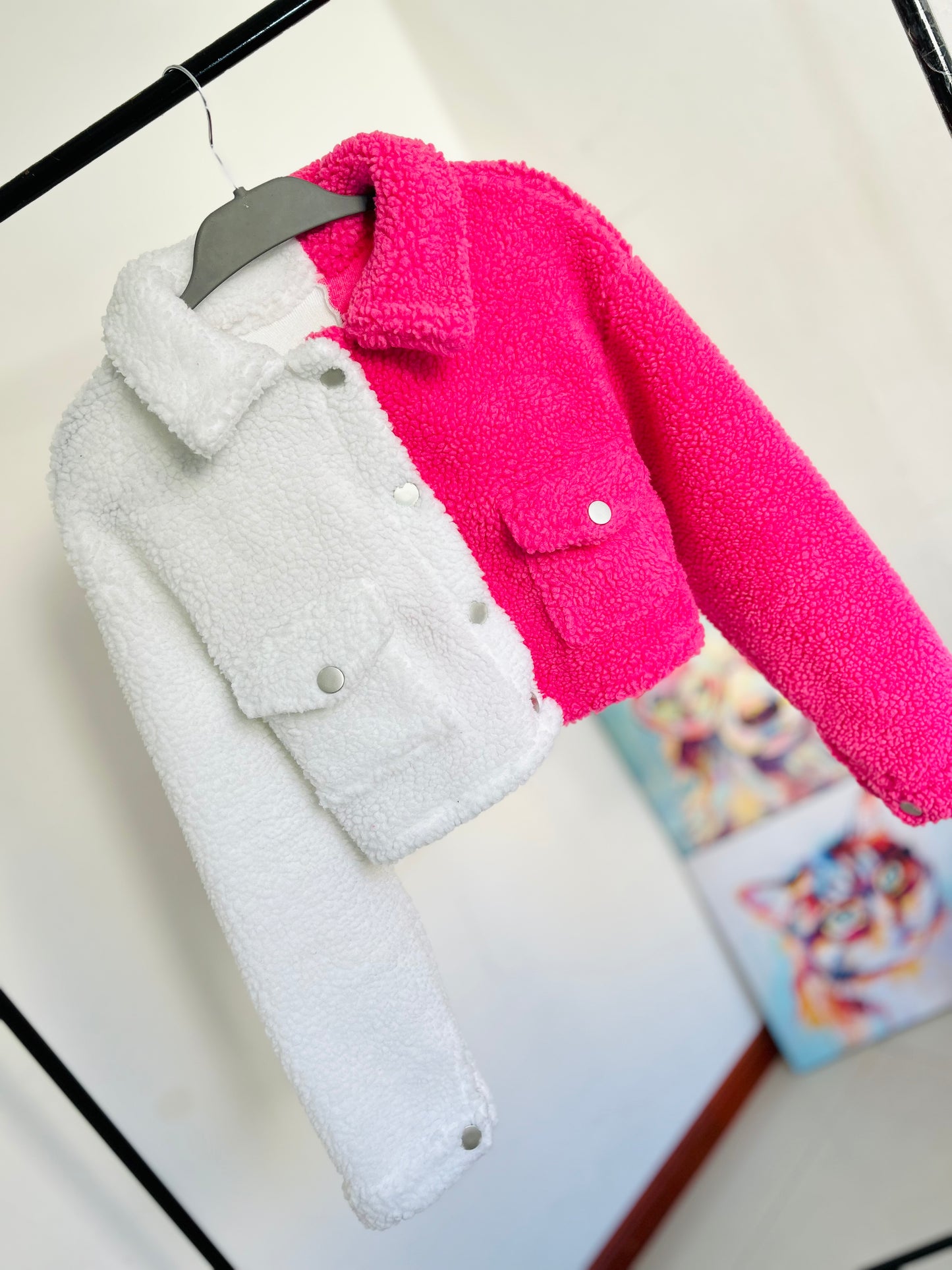 Chaqueta teddy corta SHEIN TM