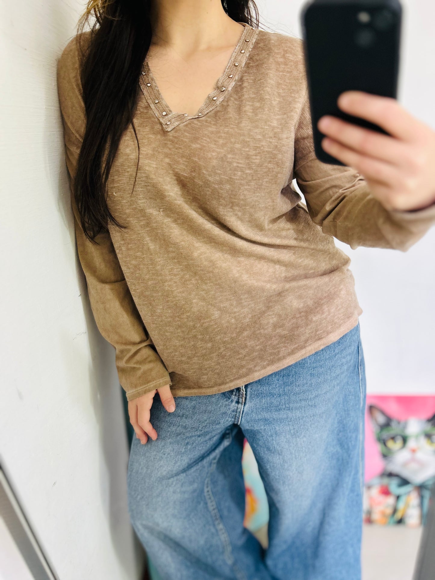 Blusa manga larga NEW COLLECTION ITALY TL