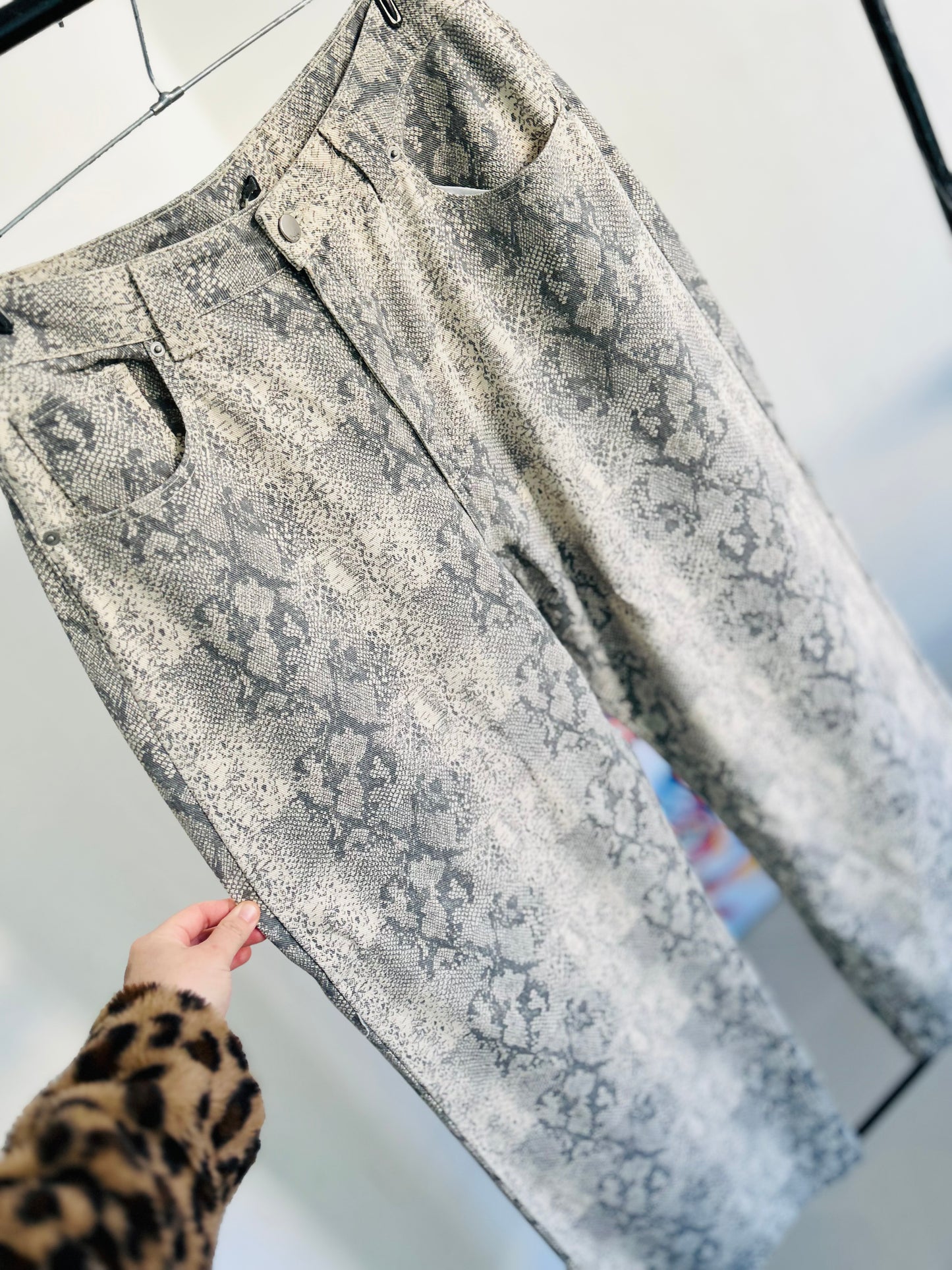 Jean snake Indian T42/44