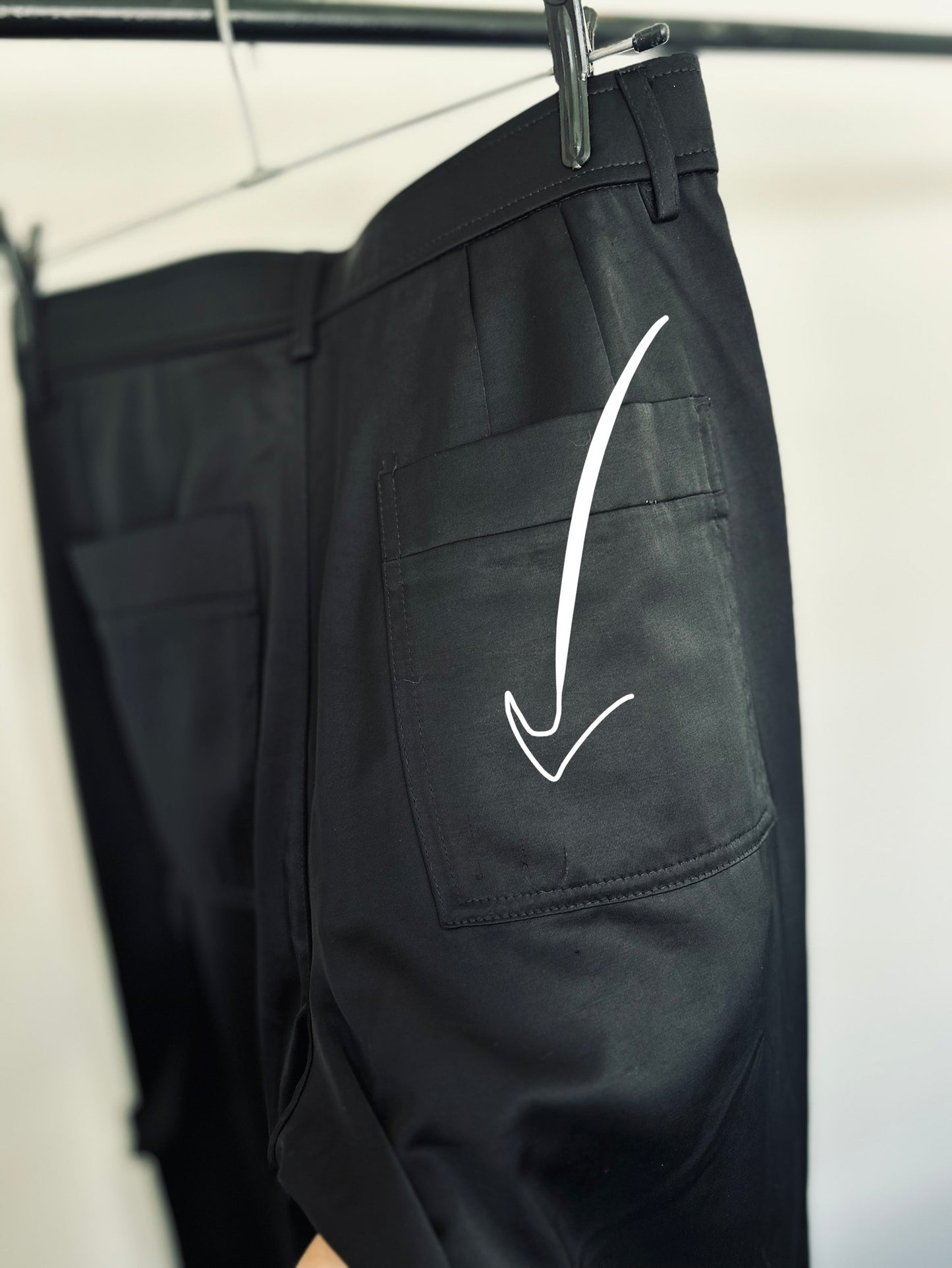 Pantalón cargo satinado ZARA TS