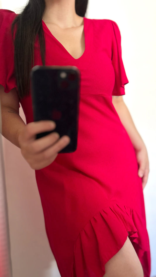 Vestido MECCHI mezcla de lino TS/M