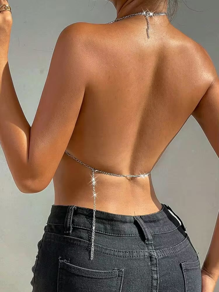 Top piedras strass Shein nuevo TS/M
