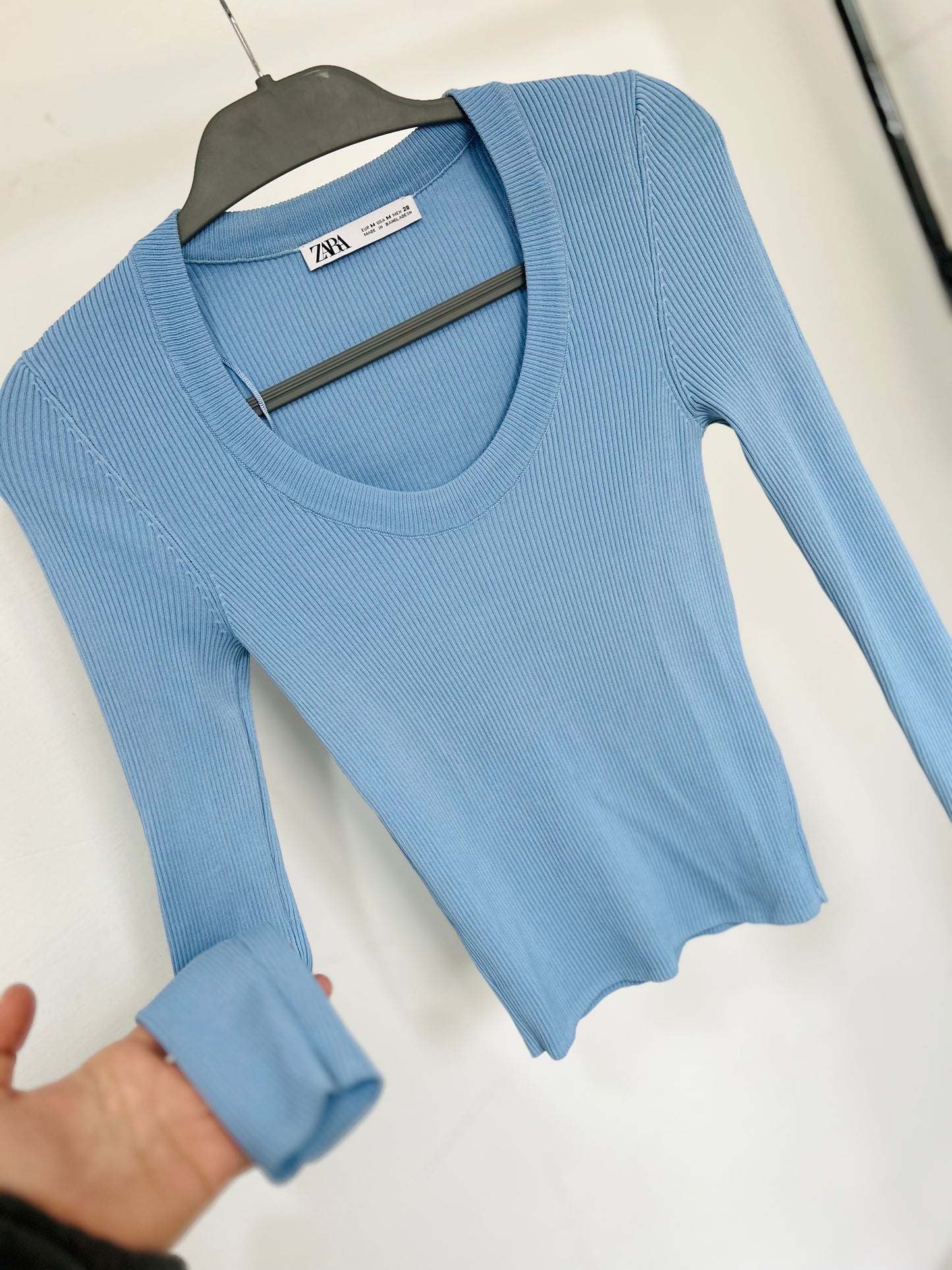 Blusa Zara rib TS/M