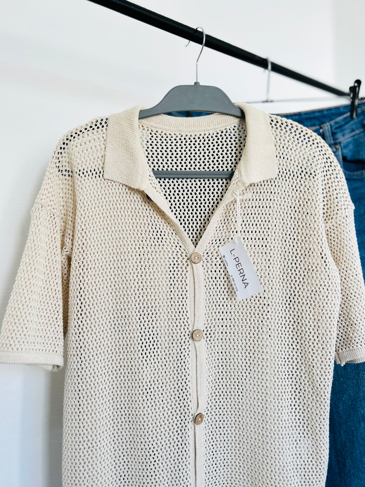 Camisa calada L-PERNA talla única con etiqueta