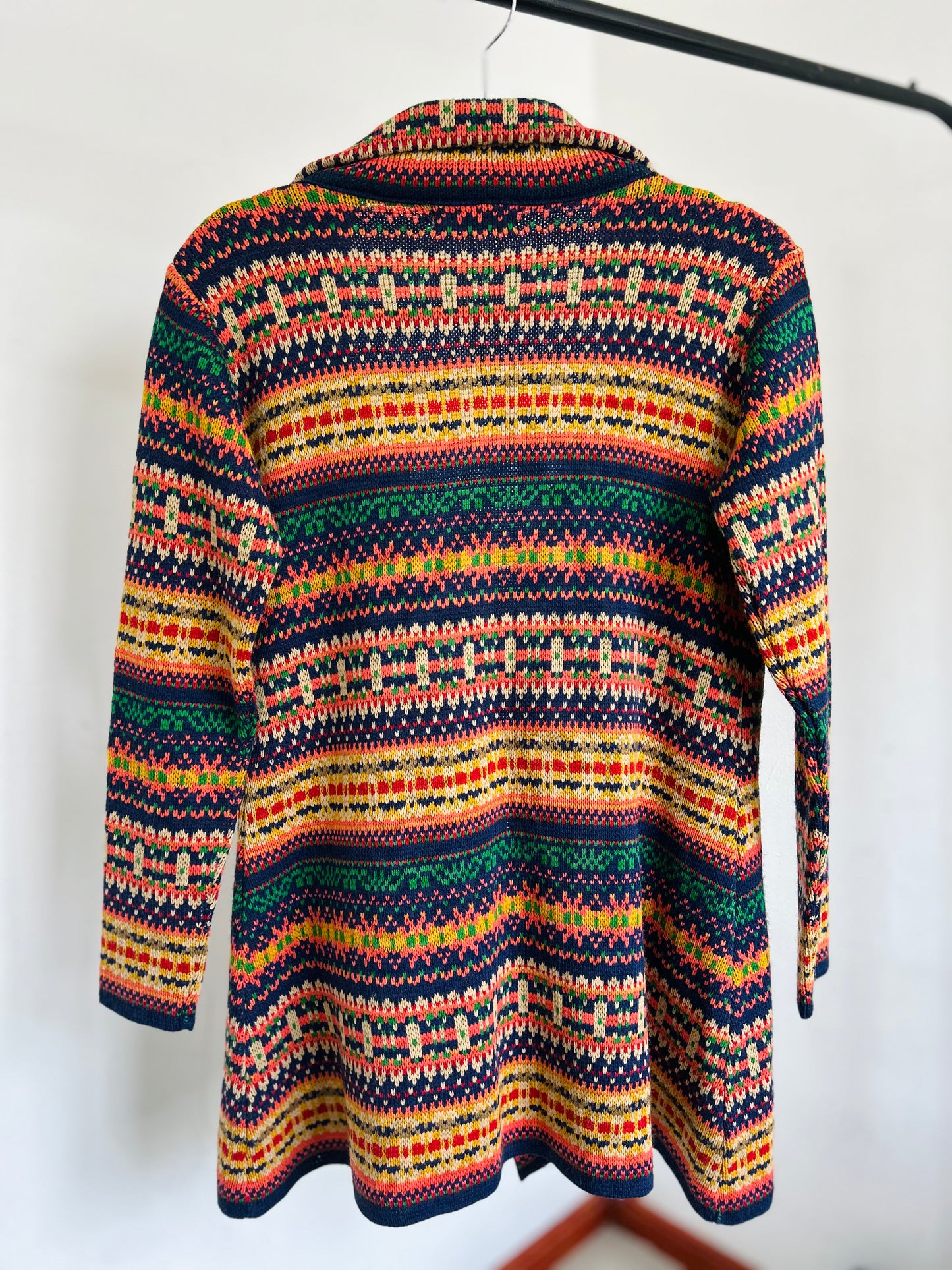 Saco tejido largo vintage TM