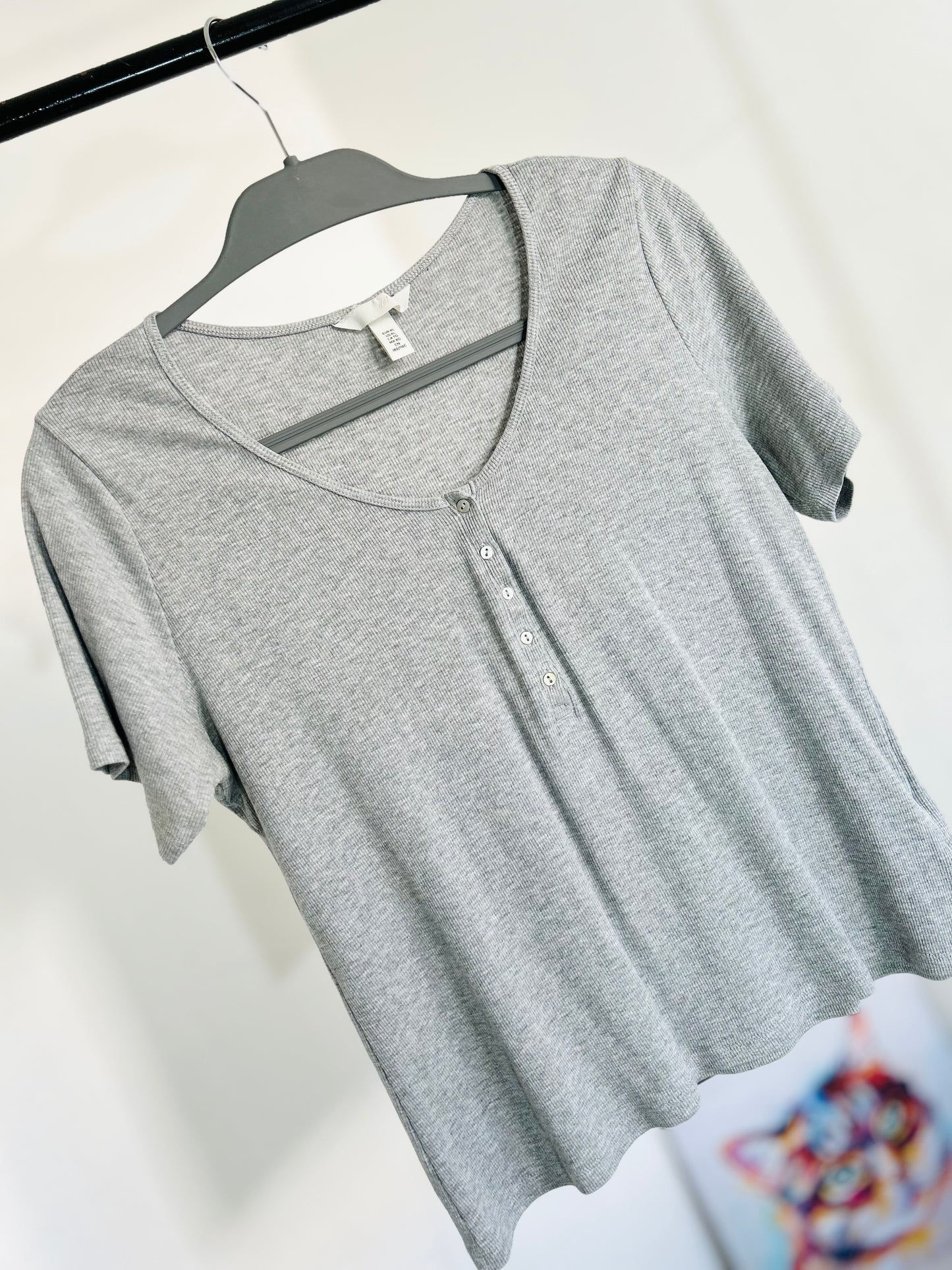 Blusa en canalé H&M TL