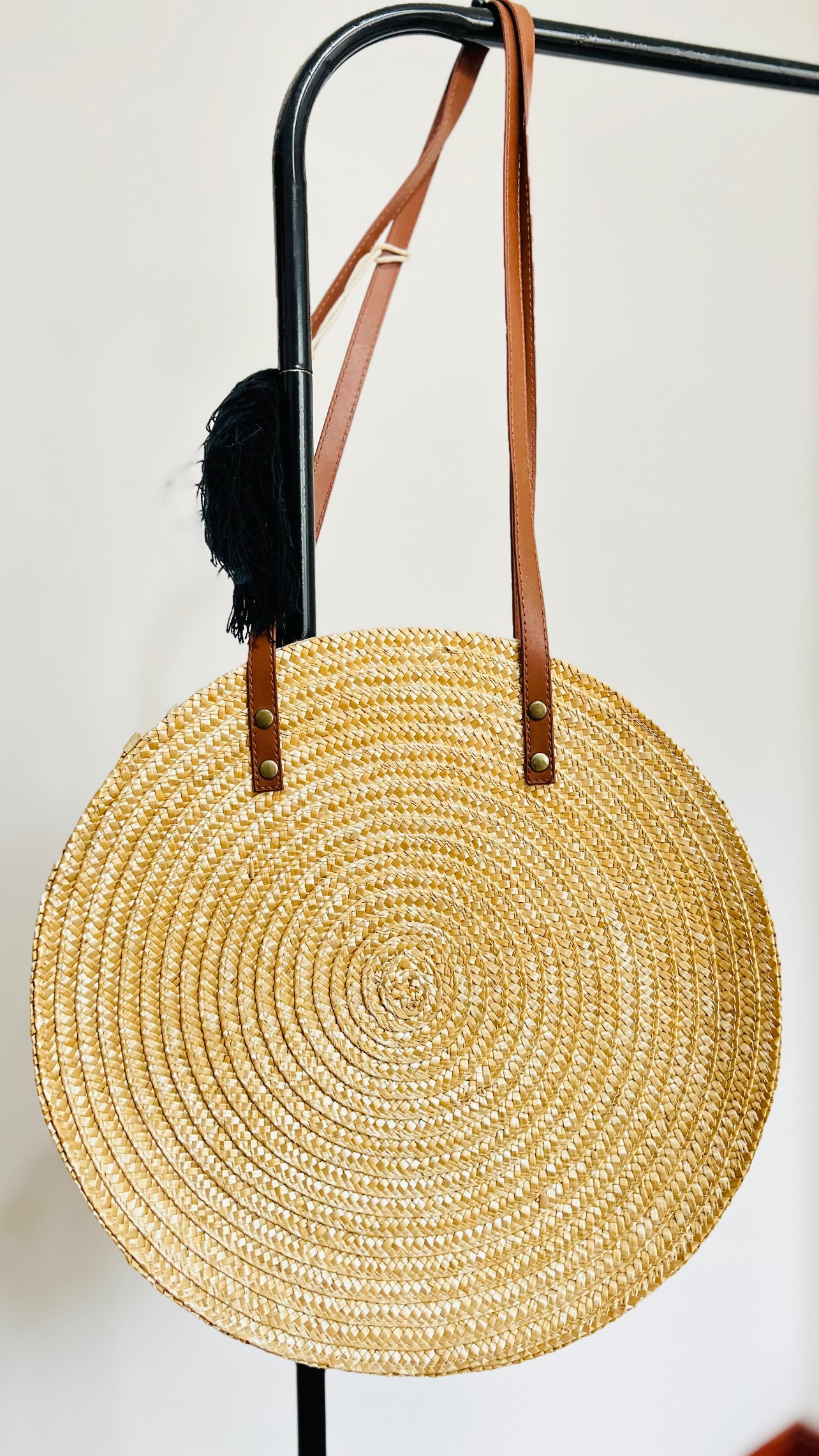 Cartera en rafia / nueva