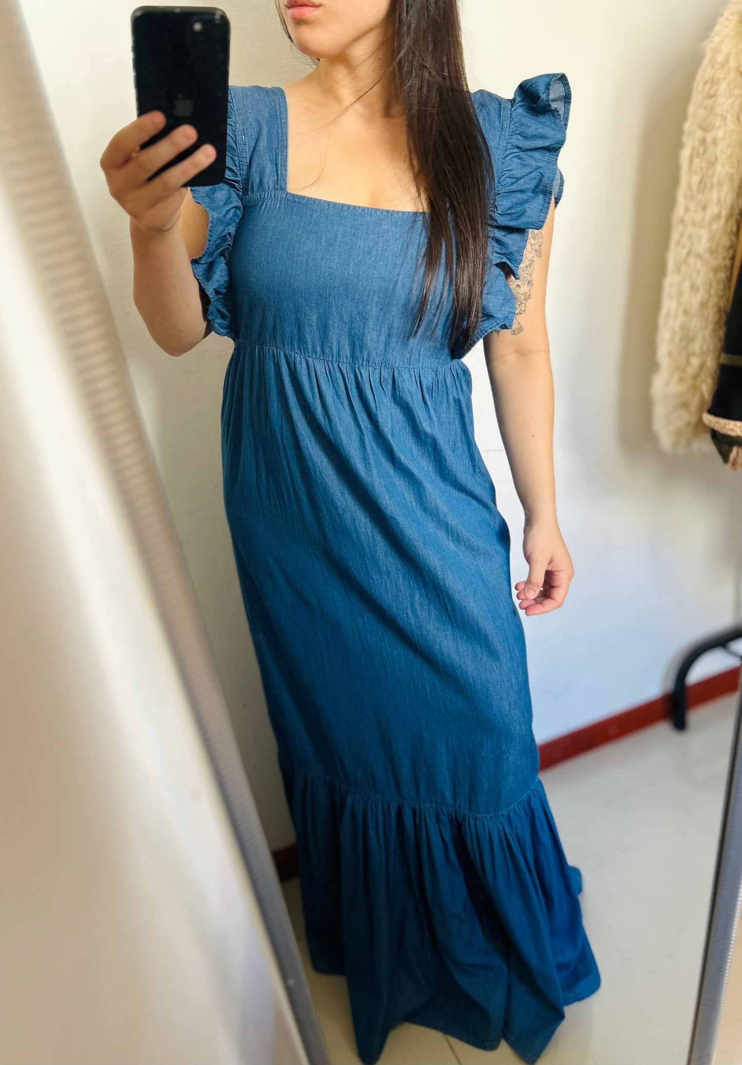 Vestido largo jean PRIMARK TS/M
