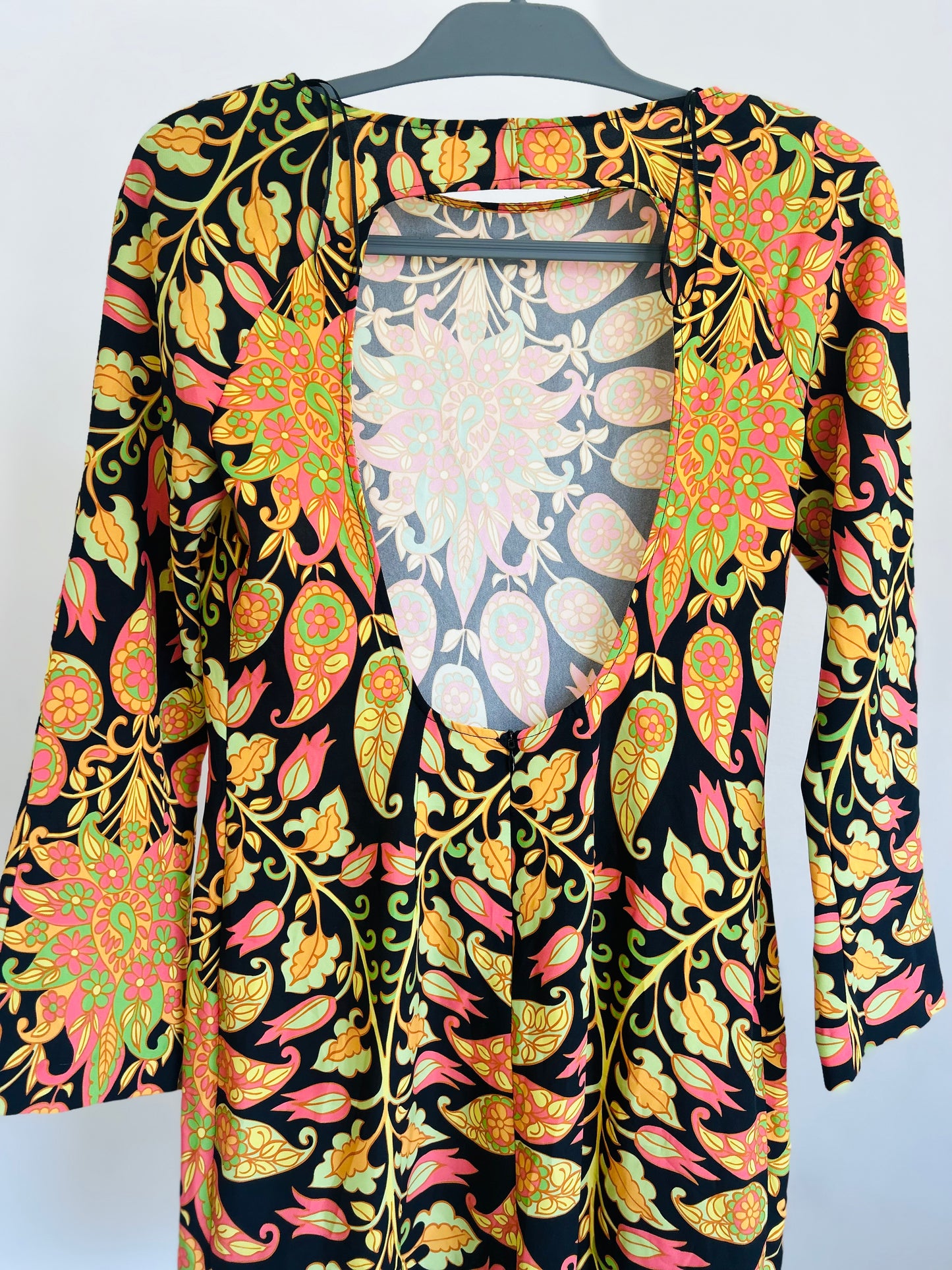 Vestido Zara estampado TS