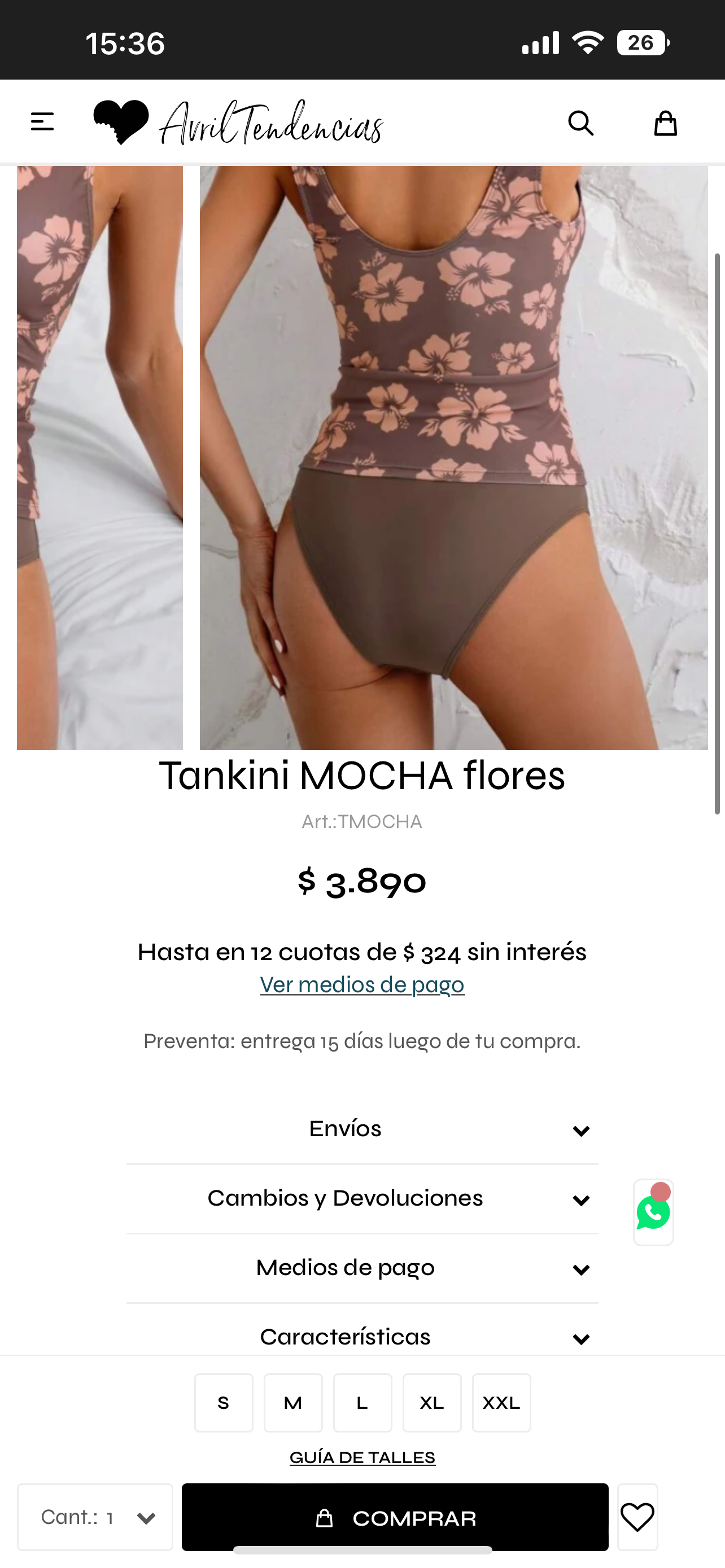 Tankinki new dos piezas nueva TS