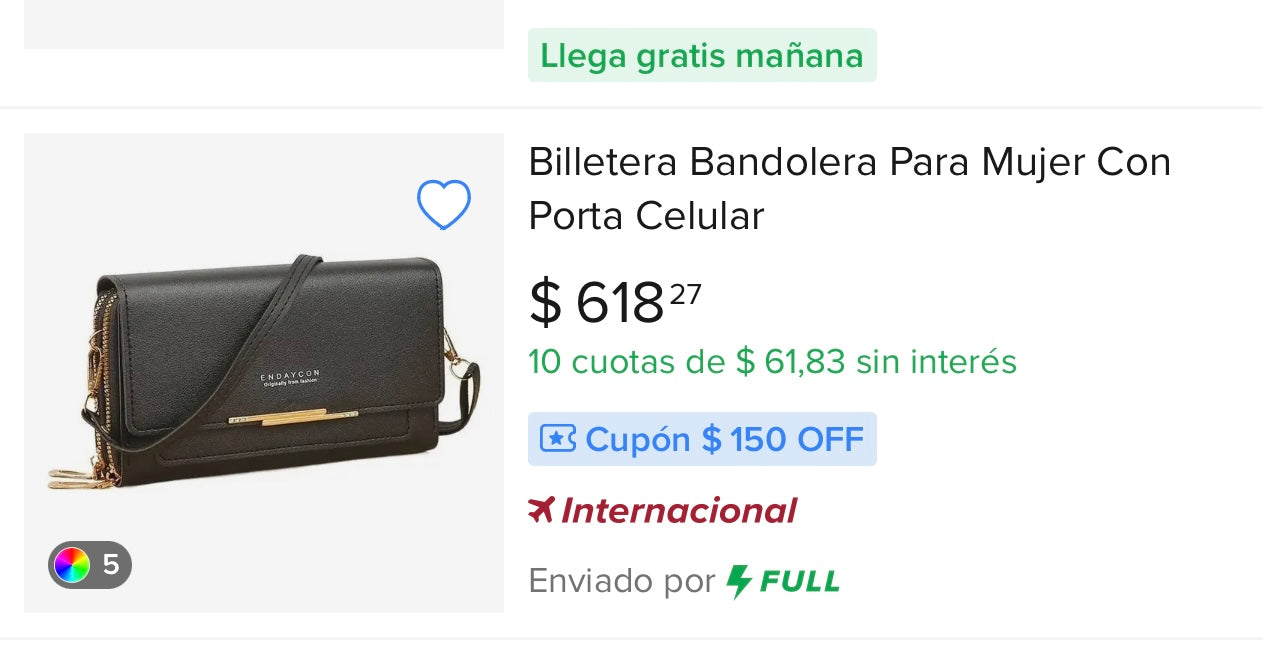 Cartera nueva