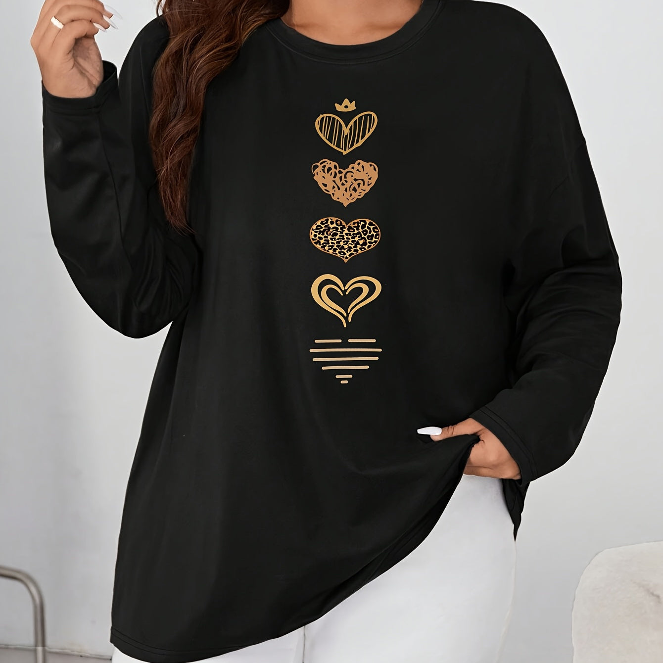 Blusa negra nueva TL/XL