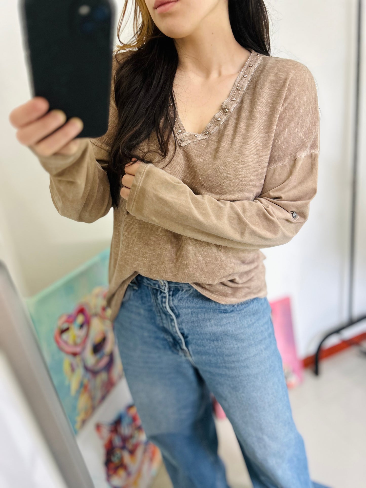 Blusa manga larga NEW COLLECTION ITALY TL