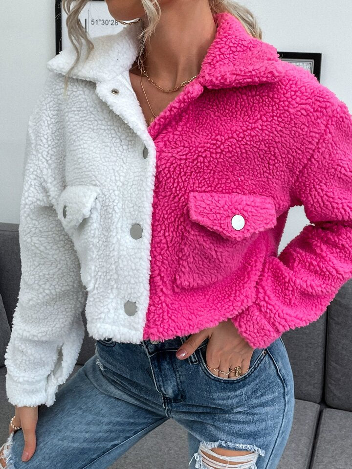 Chaqueta teddy corta SHEIN TM