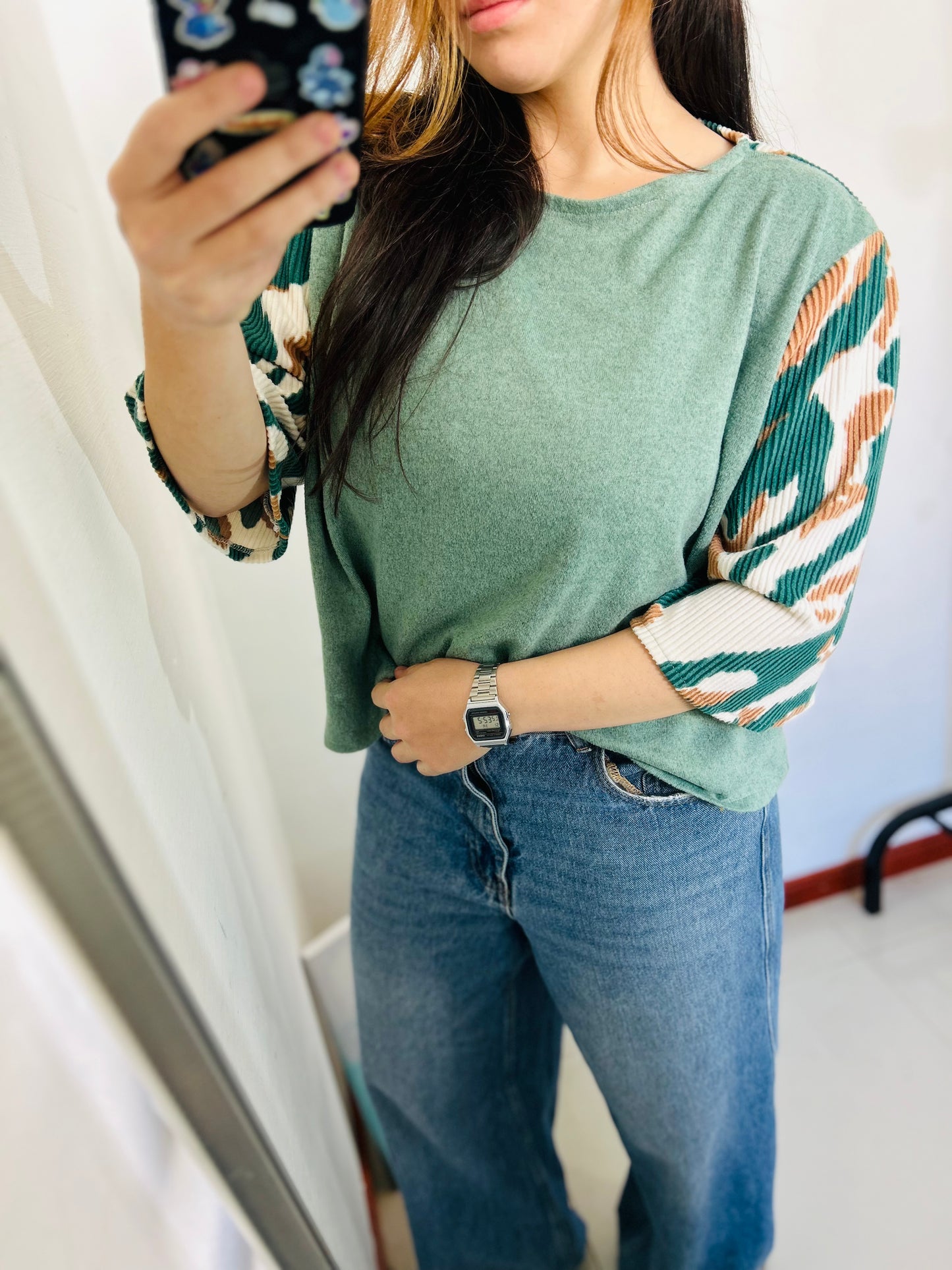 Blusa en lanilla TM